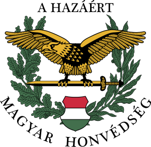 Emblem and flag of the Hungarian Defence Forces