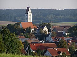 Skyline of Eppishausen