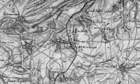 En région de plaine (Environs de Crèvecœur-le-Grand (Oise) - feuille de Montdidier (Somme) - 1/80 000 - révision de 1885).