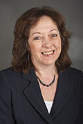 Jill Evans, one of the four incoming European Parliament members for Wales Evans, Jill-1665.jpg