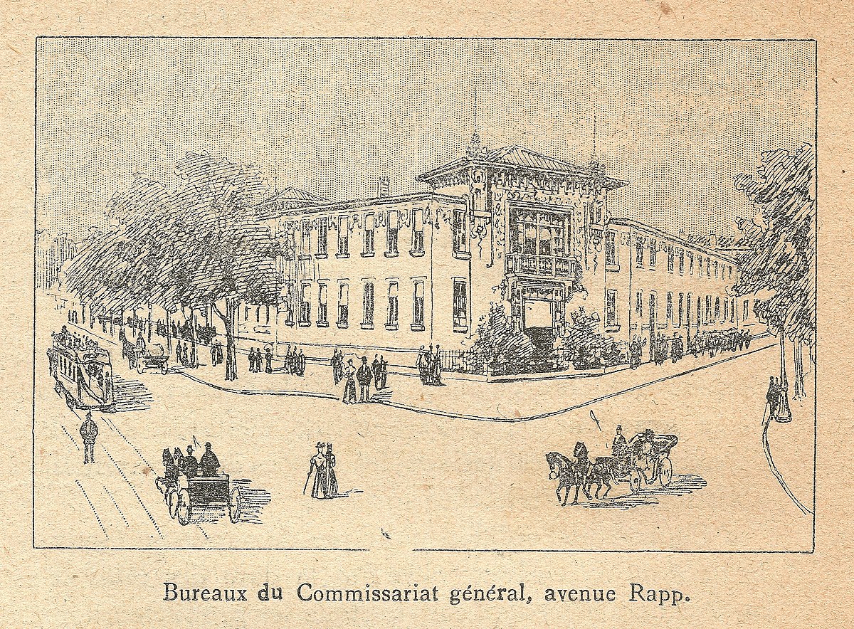 File Expo 1900 Bureaux Du Commissariat General Jpg Wikimedia Commons