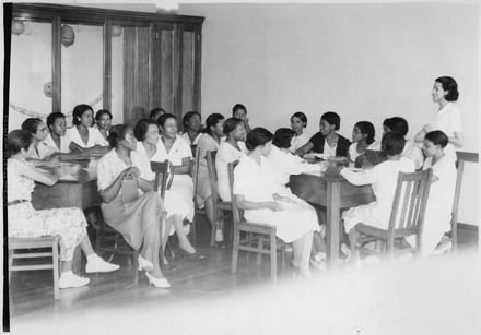 FERA camp for unemployed black women, Atlanta, 1934