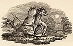 Slutvinjett, som omnämns i kapitel 1 av Charlotte Brontës Jane Eyre: "The fiend pinning down the thief's pack behind him, I passed over quickly: it was an object of terror."