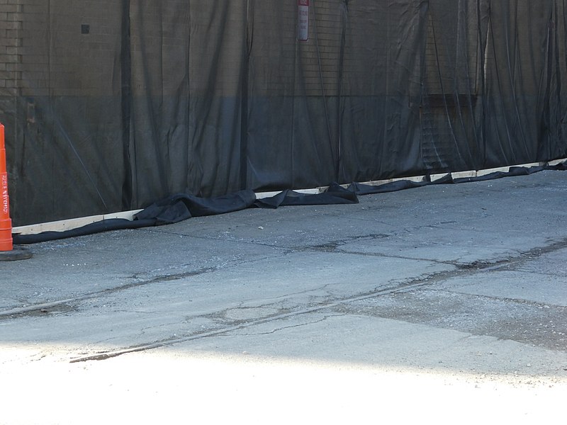 File:Former Highland Branch siding tracks near Miner Street, March 2022.JPG