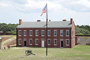 Fort Clinch in Nassau Coumty, Florida, US This is an image of a place or building that is listed on the National Register of Historic Places in the United States of America. Its reference number is 72000343.