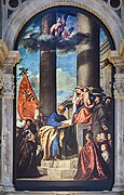Pala Pesaro Óleo sobre lienzo, 385 x 270 cm, Basílica de Santa María Gloriosa dei Frari (Venecia).
