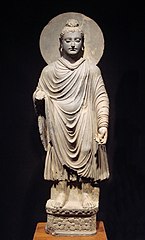 Standing Buddha from Gandhara.