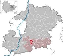 Läget för kommunen Geisenhain i Saale-Holzland-Kreis