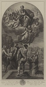 Niccolò dell' Abbate, Das Martyrium der Apostel Petrus und Paulus