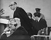 Gideon Hausner and Robert Servatius at the Eichmann trial USHMM No 65284.jpg
