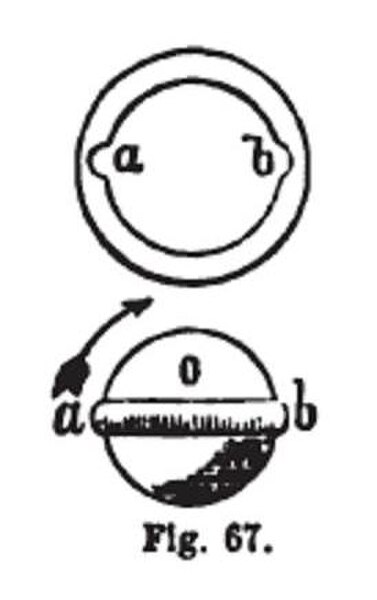 Girdled bullet and twin rifle groove of the Brunswick rifle, mid-19th century