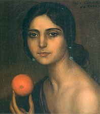 Gitana de la naranja, de Julio Romero de Torres