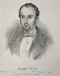 Giuseppe Giacinto Moris. Lithographie de D. Castellini d'après C Wellcome V0004130.jpg