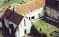 Photo aérienne du Prieuré de Grammont-Villiers situé sur la commune de Villeloin-Coulangé en Indre-et-Loire