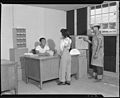 Granada Relocation Center, Amache, Colorado. Temporary Post Office did a rushing business as first . . . - NARA - 538739.jpg