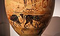 Group of the Schliemann Amphora and the Vari Loutrophoros - Rocco IVD SV3 - lion and deer - departure of warrior - confronted waterbirds - cattle - Athens NM 17762 - 03