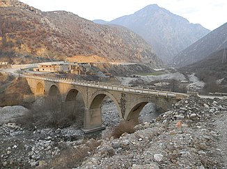 Old bridge over the Luma near Kukës