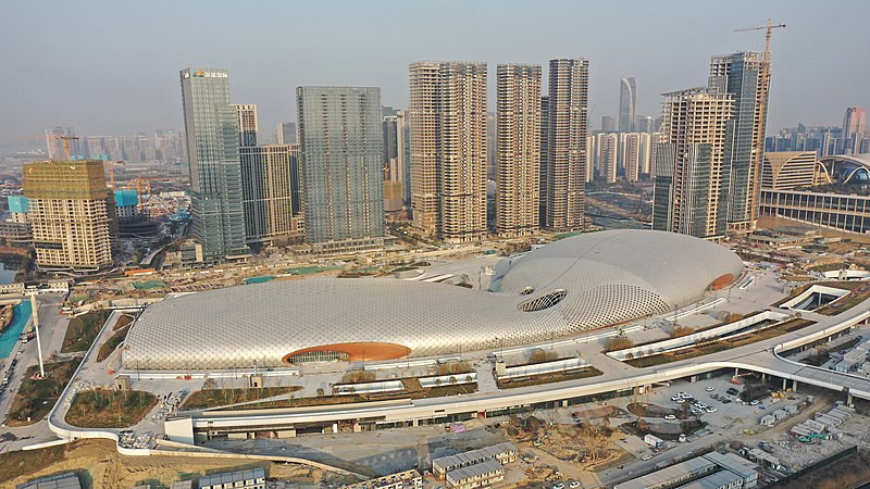 File:Gymnasium&Natatorium in Hangzhou Olympic Sports Expo Center2021.jpg