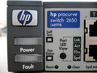 <span class="mw-page-title-main">ProCurve</span> Networking division of Hewlett-Packard (1998–2010)