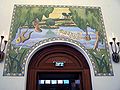 Mural inspired by Psalm 137: "By the rivers of Babylon"