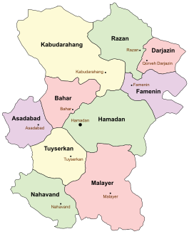 Kabudarahang County County in Hamadan Province, Iran