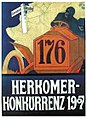 Affiche pour le rallye automobile initié par Herkomer (1907).
