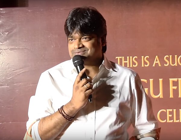 Shankar at the success meet of Mahanati in May 2018