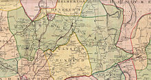 1765 map of the hundred Hayridge hundred in 1765.jpg
