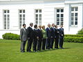 Attending the G8 summit on 7 June 2007 at Heiligendamm (Germany). Seen with other G8 leaders.