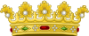 Heraldic Royal Crown of the King of the Romans (c.1433-1486).svg
