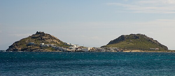 The "Breasts of Aphrodite" in Mykonos, Greece.