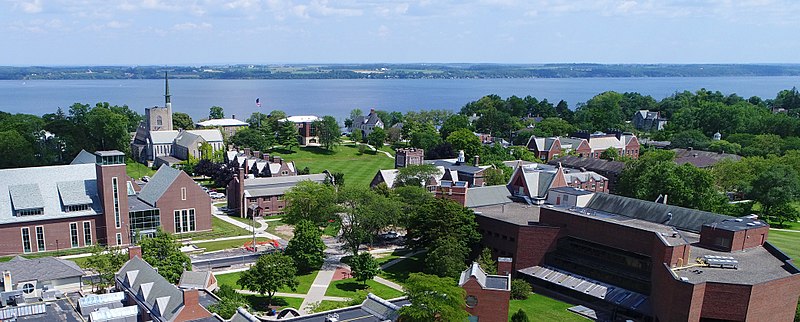 File:Hobart and William Smith Colleges campus and Seneca Lake.jpg