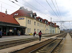 Staniční budova v Horní Lidči
