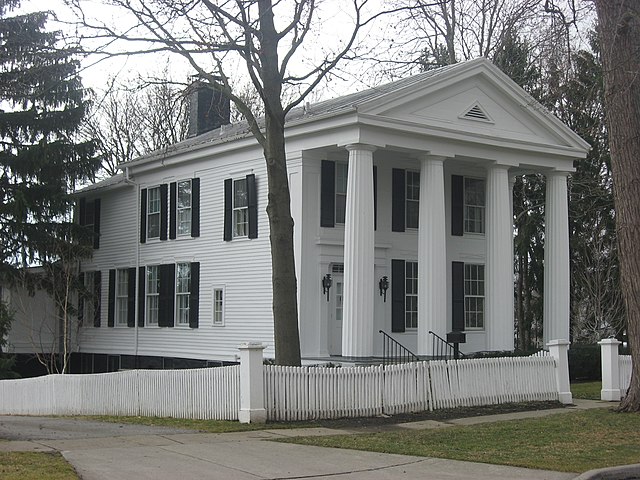 House of Four Pillars, Dreiser's home in Maumee, where the book was written