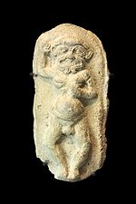 Terracotta plaque of the Mesopotamian ogre Humbaba, believed to be a possible inspiration for the figure of Polyphemus Humbaba deamon-AO 9034-IMG 0655-black.jpg