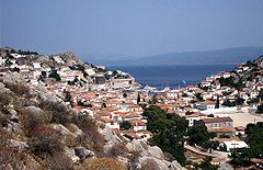The town of Hydra on Hydra island, Greece