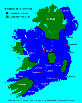 Localização de Irlanda