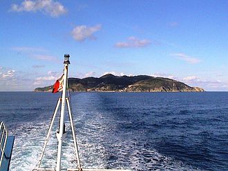 The only way to approach the island and penal colony is by boat. Instead of docking at the island, passengers are brought to shore by police launch boats. Isola Gorgona 1.JPG