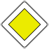 Panneaux de signalisation italiens - droit de passage.svg