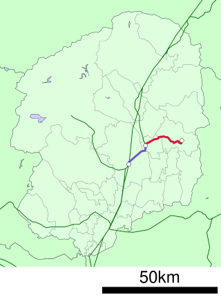 <span class="mw-page-title-main">Karasuyama Line</span> Railway line in Tochigi Prefecture, Japan