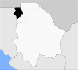 Location o Janos in Chihuahua