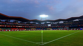 Jawaharlal Nehru Stadium in Kochi Jawaharlal Nehru Stadium (Kochi).jpg