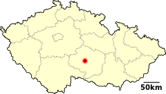 Jihlava (CZE) - location map.svg