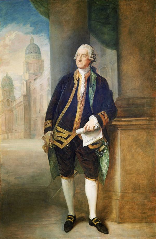 The 4th Earl of Sandwich by Thomas Gainsborough