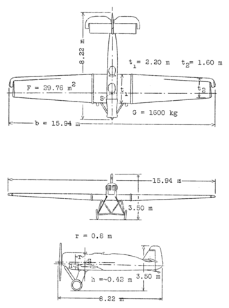 Junkers A 35 3-view drawing from NACA-TM-586 Junkers A 35 3-view NACA-TM-586.png