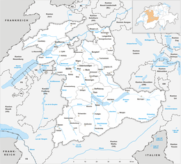 Canton Berna – Mappa