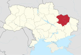 Kharkiv in Ukraine (claims hatched).svg