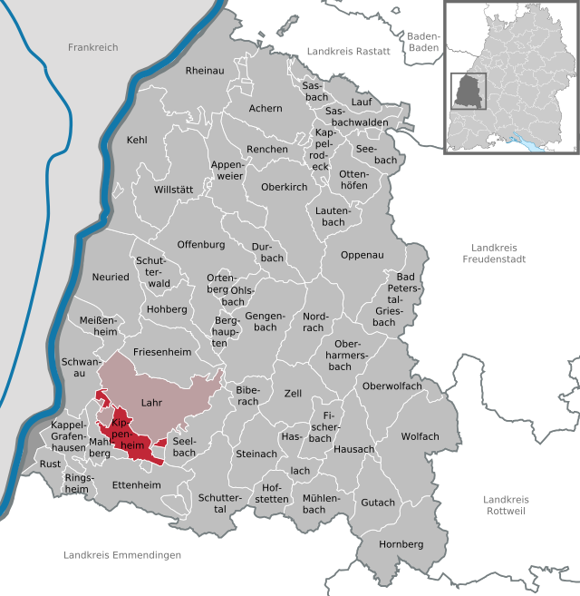 Kippenheim - Localizazion