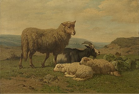 Moutons (vers 1806-1887, musée Groeninge).