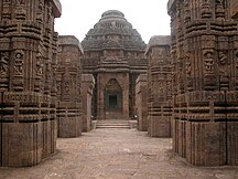 Konark Sun Temple, one of the most well renowned temples in India, a World Heritage Site. the tower has collapsed in the past.